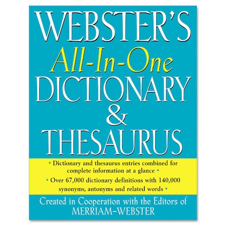 Merriam-Webster All In One Dictionary/Thesaurus AVT-FSP0467